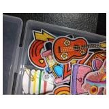 AUGSUN 36pcs Hippie Embroidered Patches Random Assorted Styles Hippie Theme Iron on Patches for Girls, Wonmen DIY Sew Applique Repair Patch Cute Sew on Patches for Backpacks Pants Clothes Jeans