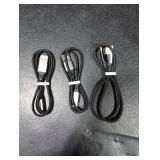 AGVEE 3 Pack 1.5ft for iPhone Charging Cable, Reinforced End Tip, Braided Fast OEM USB Charger Wire Data Cord for iPhone 11 10 8 7 6S 6, iPad iPod iOS Case Friendly, Gray