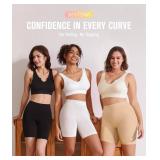 BESTENA Slip Shorts Womens Comfortable Seamless Smooth Slip Shorts for Under Dresses(Black,Large)