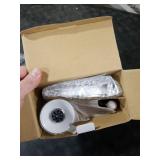 10x Magnifying Mirror with Light, Flexible Gooseneck Make up Mirror with Lights and Magnification, Battery Operated Cordless with Suction Cups for Wall Bathroom