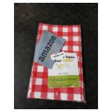 Pureegg Gingham Plastic Table Runners - 10 Pack, 14