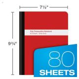 Oxford Poly Composition Notebook 4 Count(Pack of 1), Wide Ruled Paper, 9-3/4 x 7-1/2 Inches, 80 Sheets, Assorted Colors: Blue, Green, Purple, Red (64959)