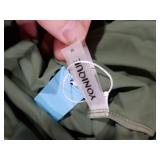 Yonique 3 Piece Tankini Swimsuits for Women Swim Tank Top Bathing Suits with Boy Shorts and Bra Athletic Swimwear Army Green M