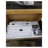 Buzowruil Metal Rolling Clothing Rack Adjustable Freestanding Garment Organizer with Wheels, Space-Saving Design for Home, Closet, Office, or Retail, White