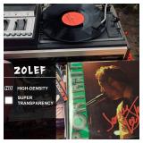 Vinyl Record Outer Sleeves 50 Pack for 12 inch Records, Loose fit, Clear Cover Protective, 3mil+ Thick, Fit for Single & Double LP Storage