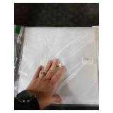 Vinyl Record Outer Sleeves 50 Pack for 12 inch Records, Loose fit, Clear Cover Protective, 3mil+ Thick, Fit for Single & Double LP Storage