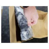 48 Pack Iron Baluster Shoes Square Iron Balusters Wrought Spindles for Staircase Slant Shoes with Screw for Use with 1/2 Inch, Satin Black