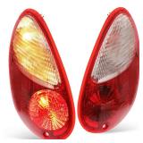 HECASA Tail Lights Replacement Compatible with 2006-2010 Chrysler PT Cruiser Replacement for 5116222AB 5116223AB Pair w/Bulbs Halogen