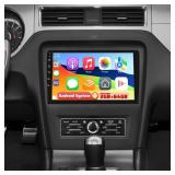 [2G+64G] Car Radio for Ford Mustang 2010 2011 2012 2013 2014, 10 inch Touch Screen Android Mustang Stereo, EQ Audio/Carplay/Android Auto/SWC +AHD Backup Camera