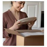 100% Compostable Packing Foam Sheets-KTOB 100 Pack 12 x 12 Eco Friendly Moving Supplies and Sustainable Packing Material for Fragile Items