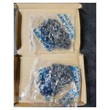 2 Pack Chainsaw Chains 12 Inch Bar Length, 3/8 LP Pitch, .050 Gauge, 45 Drive Links, 12 Replacement Chain Low-Kickback Fit for Craftsman, Greenworks, Poulan, Ryobi (Chain Length 16.73)