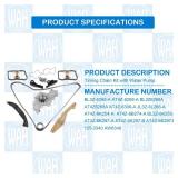 Wahparts Timing Chain Kit with Water Pump Compatible With 2011-2019 Ford F150 Edge Explorer Police Interceptor Sedan Taurus Flex BL3Z-6268-A AT4Z-6268-A