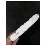 HIPHOP PANDA Baby Washcloths, Rayon Made from Bamboo - 2 Layer Ultra Soft Absorbent Newborn Bath Face Towel - Reusable Baby Wipes for Delicate Skin - White, 6 Pack