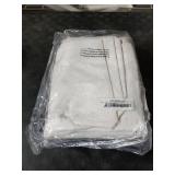 INOVADAY 100% Blackout Curtains for Bedroom, Black Out Curtains 90 Inch Long, Clip Rings Linen Blackout Drapes, Thermal Insulated Room Darkening for Living Room, 2 Panels - Beige,W50xL90