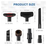 LANMU Vacuum Attachments Compatible with Shark Navigator Lift-Away NV360 NV352 NV356E, NV501 & Rocket HV301 HV322 Vacuum, 1 1/4 Accessories Kit with Adapter for Home, Car Interior Cleaning