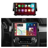 8Core 4GB+64GB for Honda Civic 2016-2020 Car Radio Stereo with Wireless Carplay,5.0 Bluetooth,DSP 46EQ,Android Auto,9inch IPS Touch Screen,Android 13,AHD Backup Camera,59UIs,GPS,FM/RDS
