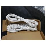 Basesailor Blink Mini 2 Power Cord 20FT/2Pack,Extra Long USB A to USB C Charging Cable USBC Extension Cable for Eufy SoloCam C210/S340,Petcube Cam 360,Security Camera Outdoor Indoor,15FT,25FT,6M 5M