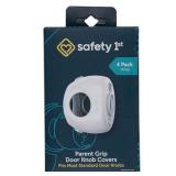 Safety 1st Parent Grip Door Knob Covers, White, One Size,4 Count (Pack of 1) (HS3260600), Packaging may vary