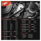 A-Premium Engine Serpentine Drive Belt Compatible with Mazda, Ford, Geo, Infiniti, Isuzu, Mercury & Subaru Cars - CX-5, 3, 3 Sport, 6, CX-9, CX-30, CX-50, Tempo, Storm, Q45, Impulse, Topaz, XT, & More