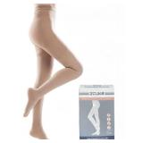 ZCLIKE Medical Compression Pantyhose Closed Toe Stockings for Women&Men 20-30mmHg All-Season Comfort Advanced Support for Varicose Veins Edema DVT Plus Size