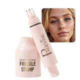 Upgrade Faux Freckle Stamp Pen Waterproof Fake Freckles Makeup Tool, Natural-Looking Freckle Maker & Spray with Multi-Prong Precision Stamp Head, Long-Lasting Sunkissed Makeup (2# MEDIUM)