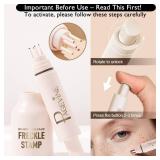 Upgrade Faux Freckle Stamp Pen Waterproof Fake Freckles Makeup Tool, Natural-Looking Freckle Maker & Spray with Multi-Prong Precision Stamp Head, Long-Lasting Sunkissed Makeup (2# MEDIUM)