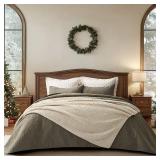 EVERGRACEHOME Chunky Chenille Knit Throw Blanket for Couch, Soft Luxurious Moss Stitch Blankets for Bed, Cozy Decorative Farmhouse Knitted Throws for Sofa, Beige, 50 x 60