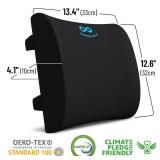 Everlasting Comfort The Original Lumbar Support Pillow - Improves Posture, Promotes Back Pain Relief - Superior Office Chair Back Support for Gaming and Desk Chairs - Lumbar Pillow for Car, Couch