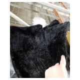 Ophanie Upgrade 3x5 Rugs for Bedroom, Black, Fluffy Shaggy Soft Area Rug, Non-Slip Indoor Floor Carpet for Living Room, Kids Baby Boys Teen Dorm Home Decor Aesthetic, Nursery, Rug