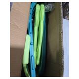 Toddler Slide Indoor for Toddlers 1-3 Baby Slide Outdoor Slide for Kids Backyard Climber Set (Green)