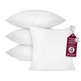 Pack of 4 Decorative Cushion Throw Pillows