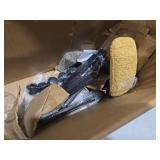 Criss Cross Legged Office Chair with Wheels and Flip-Up Arms, Upholstered Criss Cross Desk Chair, Wide Seat Chairs for Home Office, Vanity, Apartment, Yellow