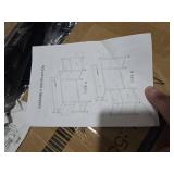 EnHomee 57\" Office Desk with Drawers and Printer Space,Computer Desk with Power Outlets,Home Office Desks with File Drawers Cabinet,Study and Gaming Desk with Shelves Monitor Stand,Rustic Brown