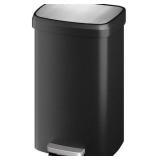 1.3 gal Trash Can with Lid, Small Garbage Can for Bathroom, Step-on Kitchen Trash Bin