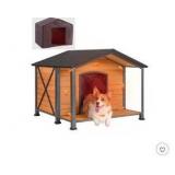 Aivituvin 40.5\"L/41.6\"L Waterproof Insulated Dog House| Liner Inside-AIR88-IN/89-IN