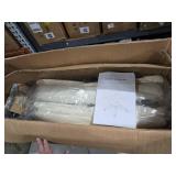 Criss Cross Chair with Wheels,Cross Legged Office Chair with 2 Layer Comfty Leather & Back,Armless Wide Vanity Chair for Home Office,Beige