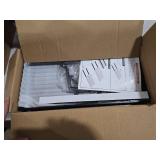 Lozovin Pull Out Pots and Pans Organizer Under Cabinet, Sliding Lid Holder and Pan Rack in Kitchen, Slide Out inside Cabinet Storage for Pot Lid, Bakeware, Dishes, 8 Adjustable Dividers, 2 Pack Black