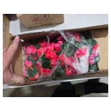 Faux Bougainvillea Artificial Flowers Plants for Outdoors Outside Decoration, 2pcs Fake Flowers Silk Long Trailing Vines UV Resistant Realistic for Front Door Porch Planter Urn Patio Balcony Yard, Mix