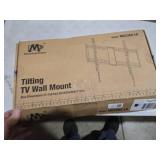 Mounting Dream TV Wall Mount for Most 37-75 Inch TVs, Universal Tilt TV Mount Fit 16\", 18\", 24\" Stud with Loading Capacity 132lbs, Max Vesa 600 x 400mm, Low Profile Flat Wall Mount TV Bracket