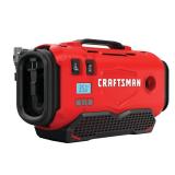 CRAFTSMAN V20 Tire Inflator Portable Air Compressor, Car Air Pump, 3 Modes Tire Pump: Cordless, 120V Corded, and 12V Car Adapter, Battery Sold Separately (CMCE520B)