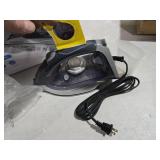 IRONDAY 1700W Steam Iron for Clothes, Burst of Steam, Auto shutoff, Self-Cleaning, Ceramic Soleplate, 10.14oz Water Tank Ironing Clothes for All Home, Grey