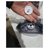 IRONDAY 1700W Steam Iron for Clothes, Burst of Steam, Auto shutoff, Self-Cleaning, Ceramic Soleplate, 10.14oz Water Tank Ironing Clothes for All Home, Grey