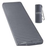 Elegear Air & Foam Camping Sleeping Pad, HexaFoam Camping Mattress Pad with Built-in Foot Pump Memory Foam Camp Pad 4-Season R-Value 9.5 Camp Sleeping Mat for Travel/Car/Tent, Gray
