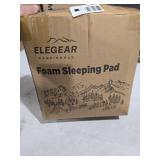 Elegear Air & Foam Camping Sleeping Pad, HexaFoam Camping Mattress Pad with Built-in Foot Pump Memory Foam Camp Pad 4-Season R-Value 9.5 Camp Sleeping Mat for Travel/Car/Tent, Gray