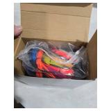 Hortsun 15 Pack 10ft Neon Light El Wire Portable Cuttable Neon Glowing Battery Powered LED Lights Glow in The Dark with Battery Pack for Halloween Party