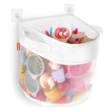 UNEEDE Bath Toy Organizer,4 Gallons Bathtub Toy Storage Organizer,Quick Access Bath Toy Holder for Bathtub,Baby Organizere,Quick Dry Baby for Tub,Mesh Shower Caddy