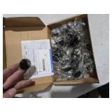 Ravinte 30 Pack 1-1/4 inch Matte Black Zinc Euro-Style Cabinet Knobs, Drawer Pulls & Door Handles