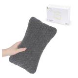 vocheer Small Pillows for Sleeping, 11\"x 7\" Mini Travel Pillow, Tiny Pillows for Neck, Wrist, Lumbar and Knee, Pets Pillow, Cotton, Machine Washable,Dark Grey-1PC