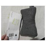 vocheer Small Pillows for Sleeping, 11\"x 7\" Mini Travel Pillow, Tiny Pillows for Neck, Wrist, Lumbar and Knee, Pets Pillow, Cotton, Machine Washable,Dark Grey-1PC