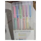 NewFamily Dustless Chalk for Kids, Colored Sidewalk Chalk With Holder,Non-Toxic Washable Toddlers Chalks Drawing Writing for Outdoor Art Play,Blackboard(12 Pcs)